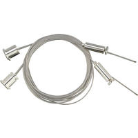 SEILSYSTEM-MONTAGESET 150 cm  - Edelstahlfarben, Basics, Metall (150cm)