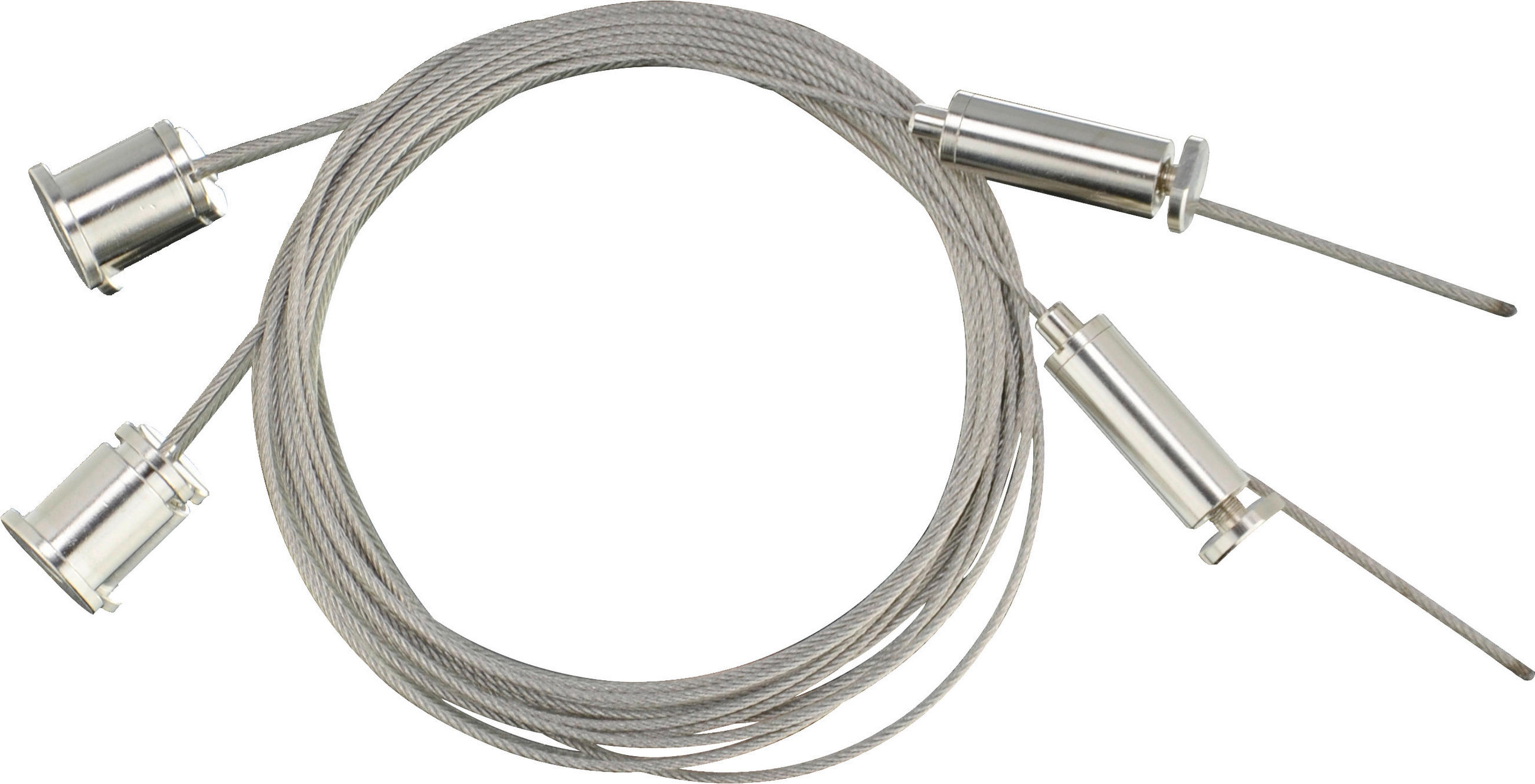 XXXLutz Seilsystem-Montageset Edelstahl 150 cm
