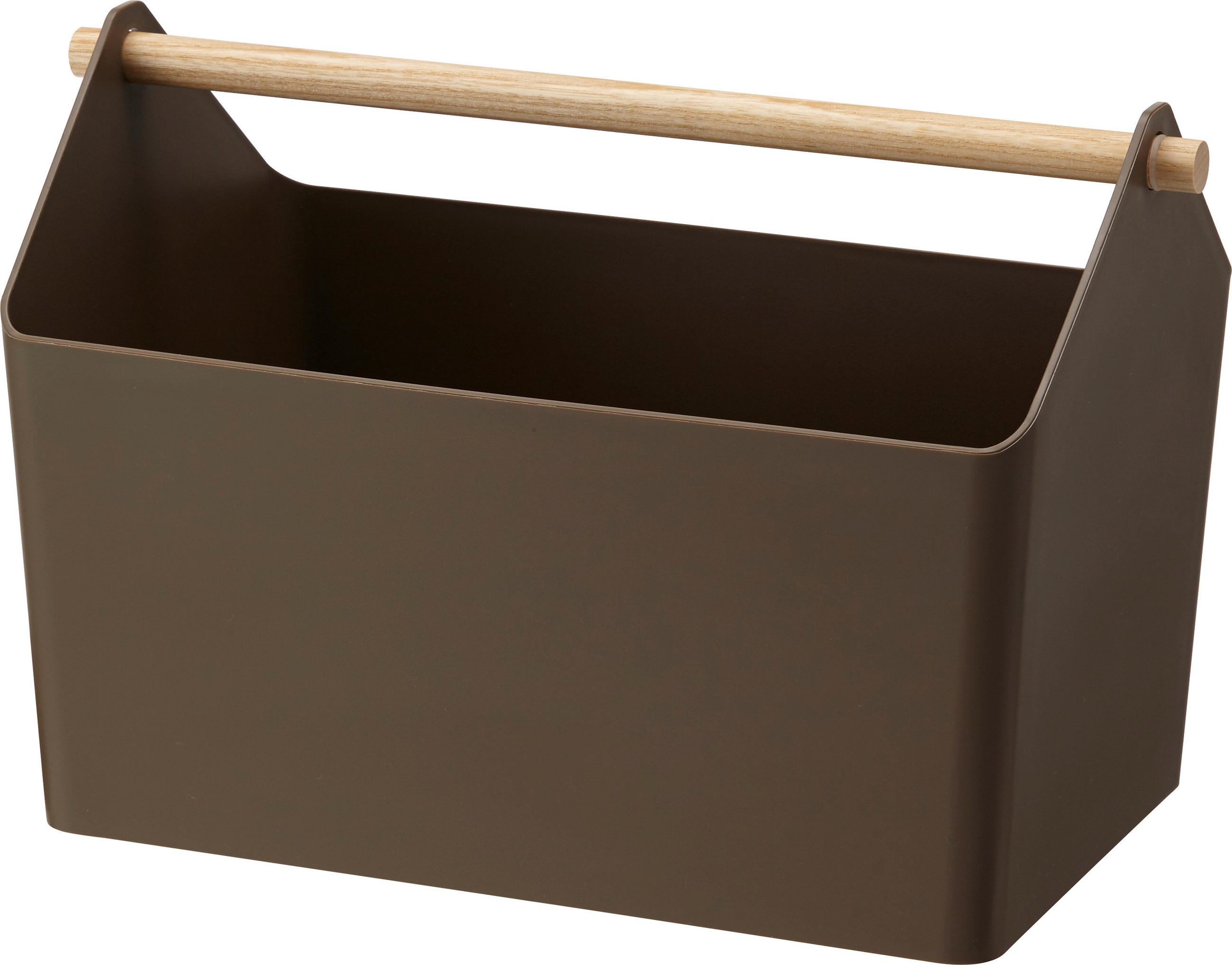 UNIVERSALABLAGE  - Braun, Basics, Holz/Kunststoff (37/21/24cm)