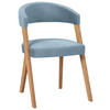 STUHL  in Lederlook, Mikrofaser  - Wildeiche/Eichefarben, Modern, Holz/Textil (56/81/66cm) - Venda