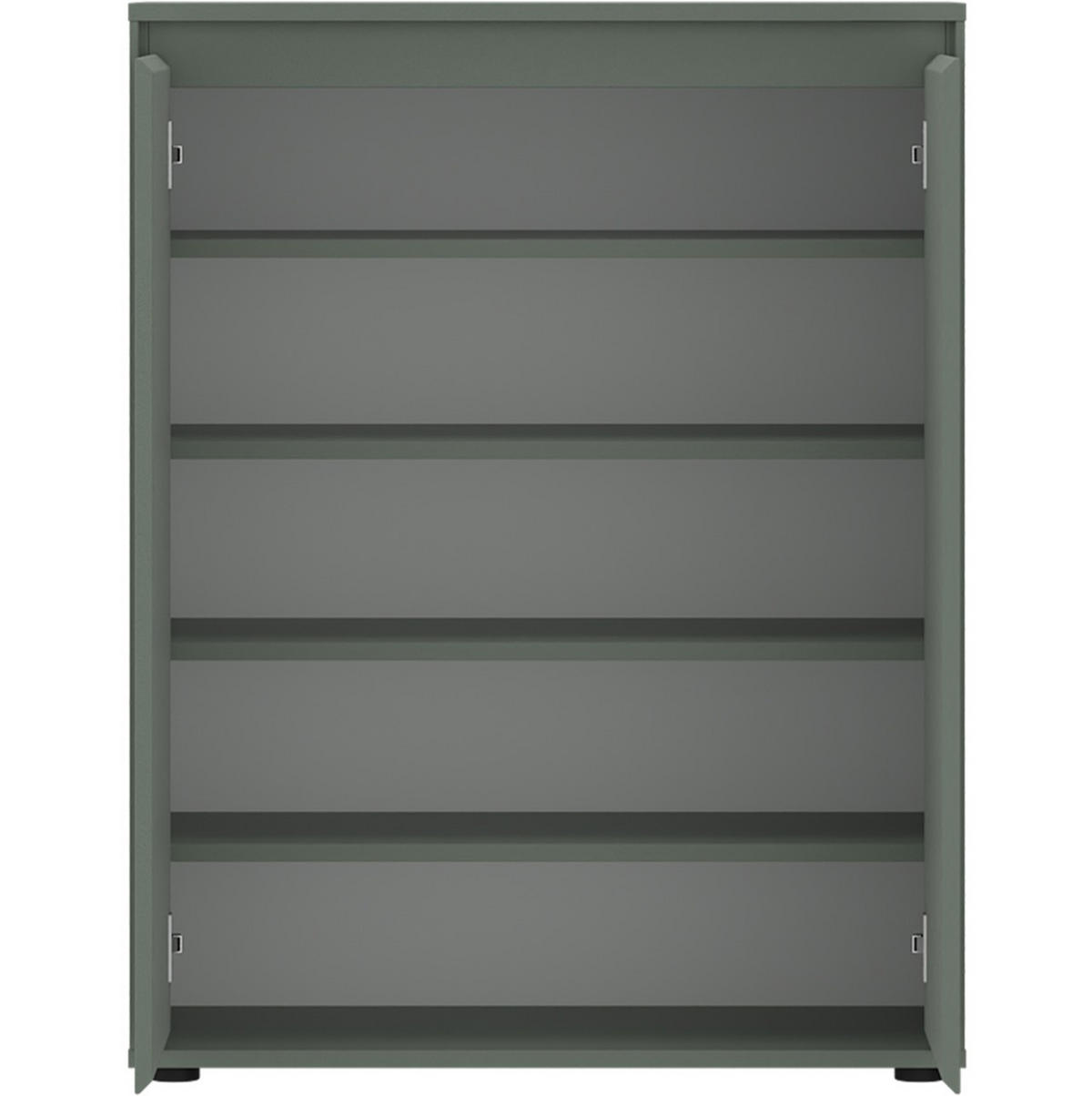 SCHUHSCHRANK  in 75/96,8/35,3 cm  - Salbeigrün, Design, Holzwerkstoff (75/96,8/35,3cm) - Livetastic