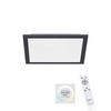 LED-DECKENLEUCHTE 18 W    29,5/29,5/6 cm  - Schwarz, Basics, Kunststoff/Metall (29,5/29,5/6cm)