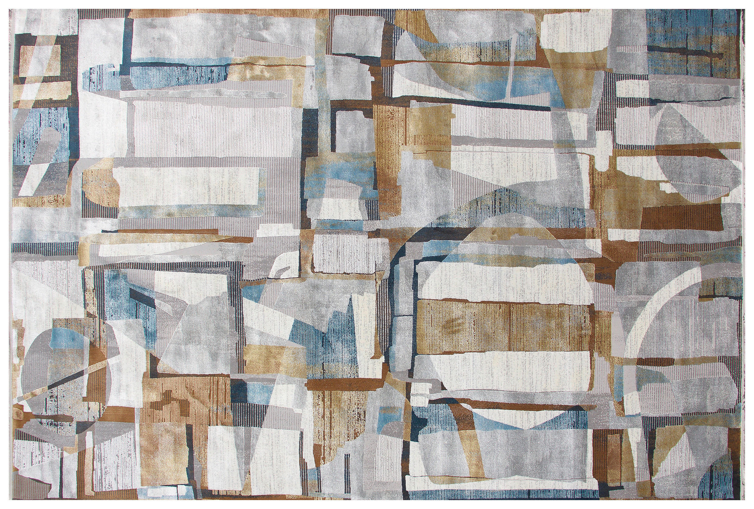 Covor Țesut  - albastru/crem, Design, textil (160/230cm) - Dieter Knoll