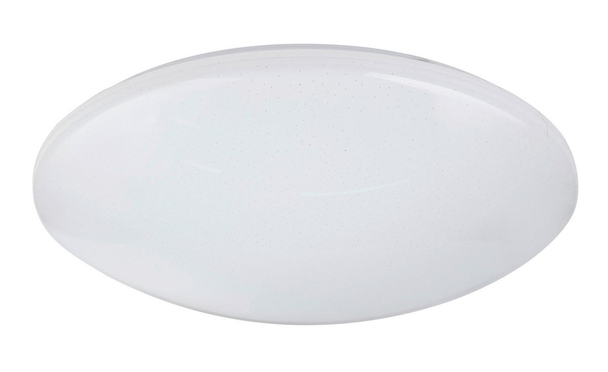 LED-DECKENLEUCHTE 48 W  50/12 cm    - Weiss/Opal, Basics, Kunststoff/Metall (50/12cm) - Globo