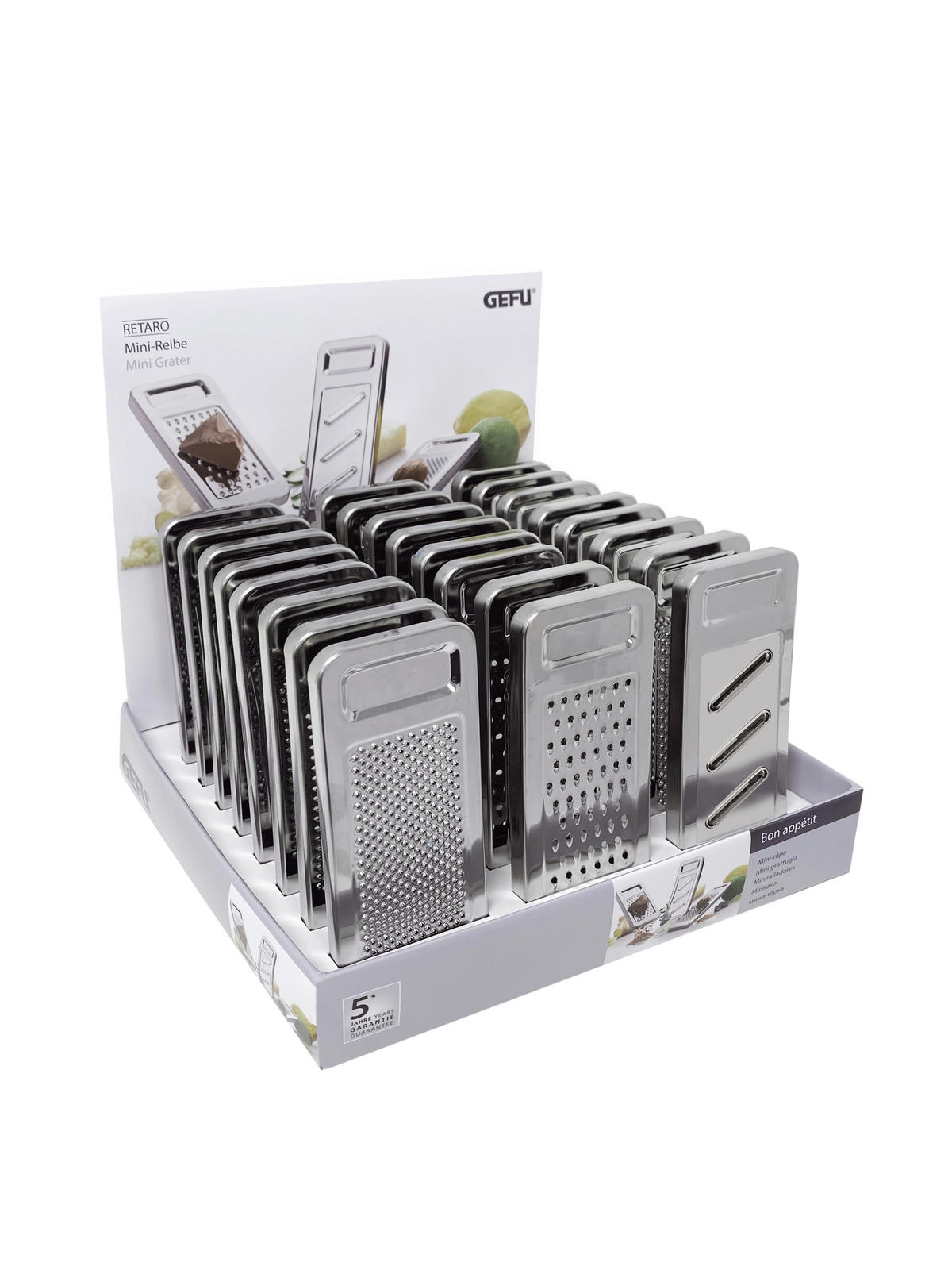 RENDE - boja nerđajućeg čelika, Osnovno, metal (22/22/22cm) - Gefu