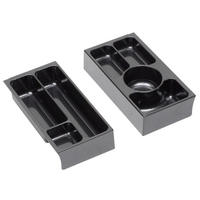 KOSMETIK-ORGANIZER Kunststoff  - Grau, Design, Kunststoff (13/5,3/25,3cm) - Dieter Knoll