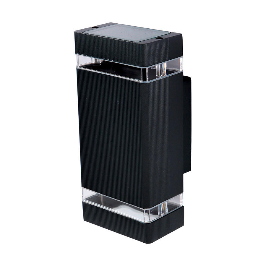 APLICĂ DE EXTERIOR - străveziu/antracit, plastic/metal (23/11/10cm)