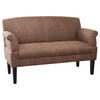 2-SITZER-SOFA in Mikrofaser Braun  - Beige/Schwarz, KONVENTIONELL, Holz/Textil (152/97/78cm) - Sit & More