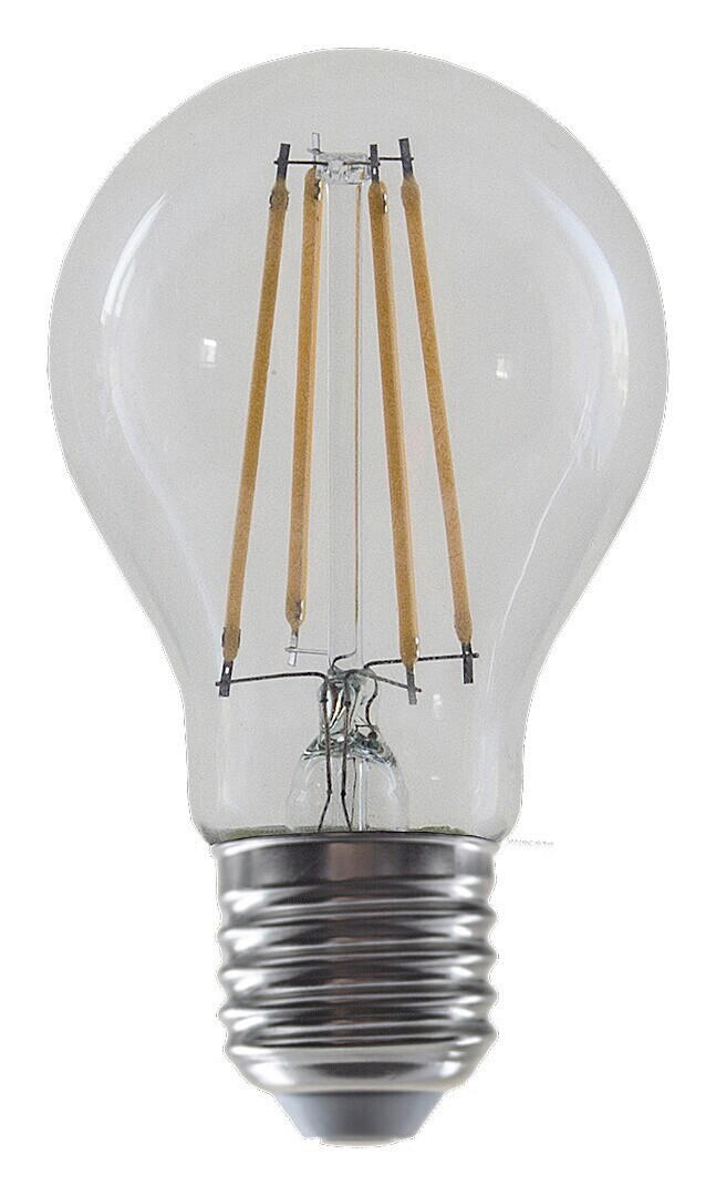 LED FILAMENT ŽARULJA - prozirno, Basics, staklo (6/10.8cm)