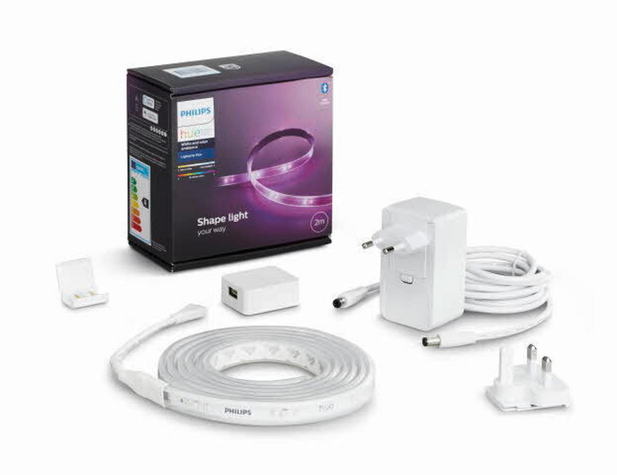 LED-STRIP White & Color Ambiance Lightstrip Basisset 2m 200 cm   - Weiß, Basics, Kunststoff (200cm) - Philips HUE