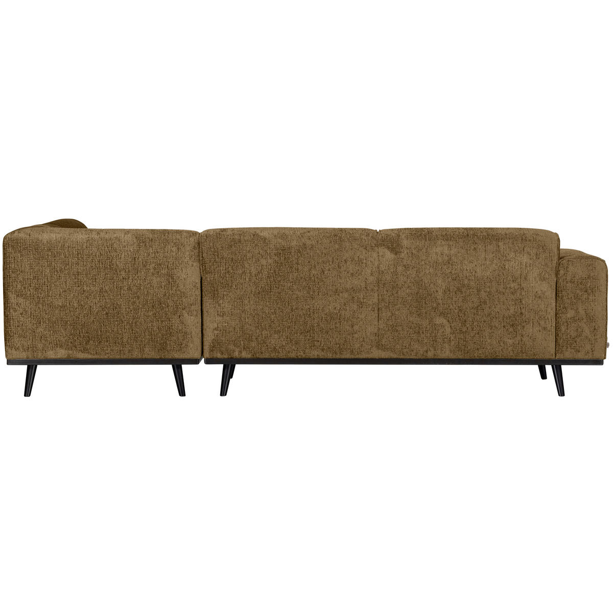 ECKSOFA Statement Gelb Samt  inkl.  - Gelb/Schwarz, Design, Holz/Textil (274/210cm) - Livetastic