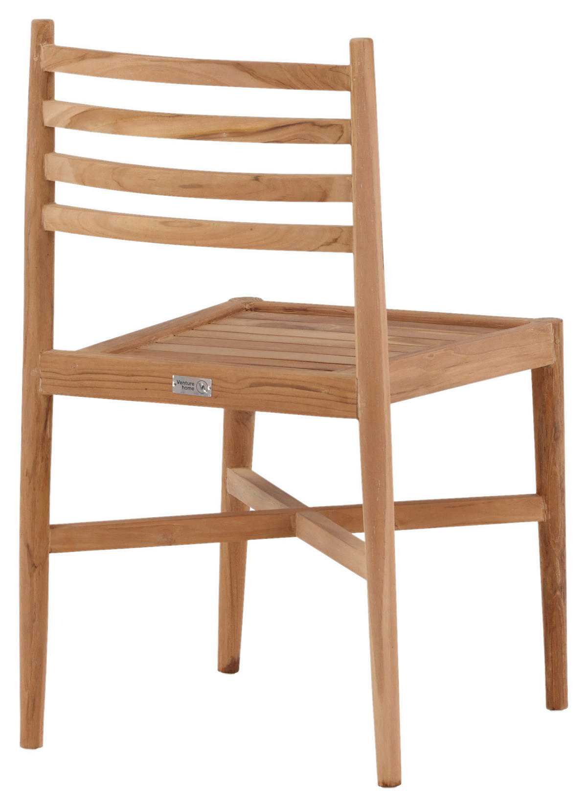 STAPELSESSEL Teakholz Teakfarben  - Teakfarben, KONVENTIONELL, Holz (50/81/52cm) - Gardenson