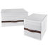 FALTBOX - Braun/Weiß, Basics, Papier/Textil (50/24/38cm) FALTBOX - Braun/Weiß, Basics, Papier/Textil (50/24/38cm)