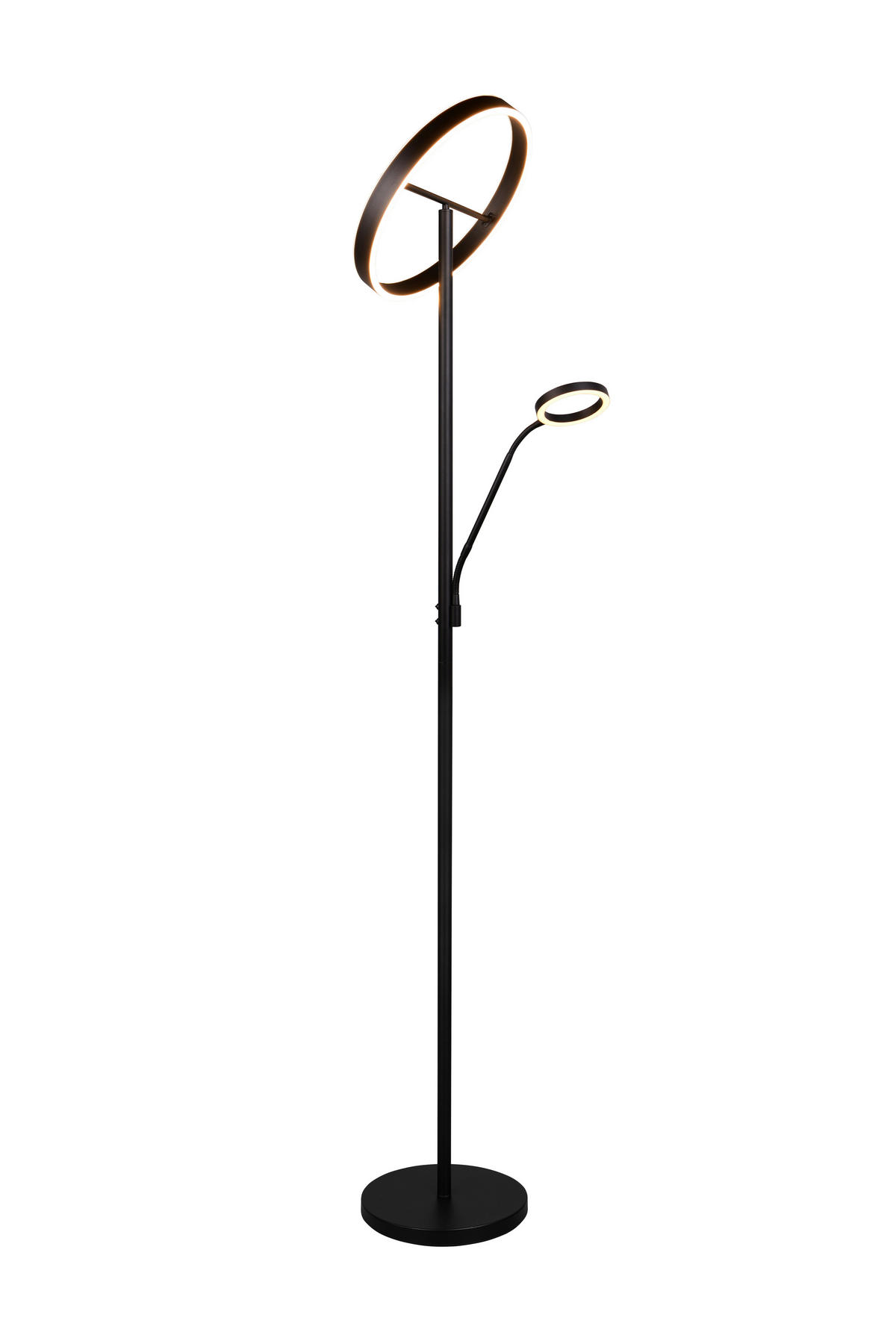 LED-STEHLEUCHTE - Schwarz, Design, Metall (40/180cm) - Trio Leuchten
