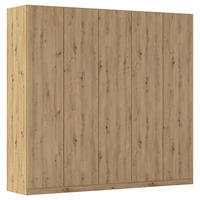 FALTTÜRENSCHRANK 226/210/54 cm 3-türig Eiche Artisan  - Eiche Artisan, Holzwerkstoff (226/210/54cm) - Rauch Möbel