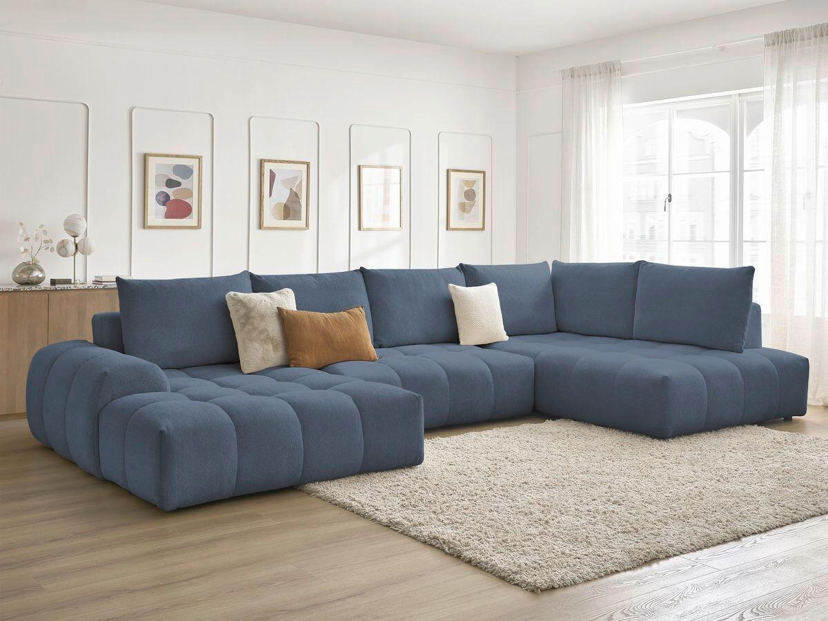 XXXLutz Wohnlandschaft Everest Dunkelblau 423x212 cm