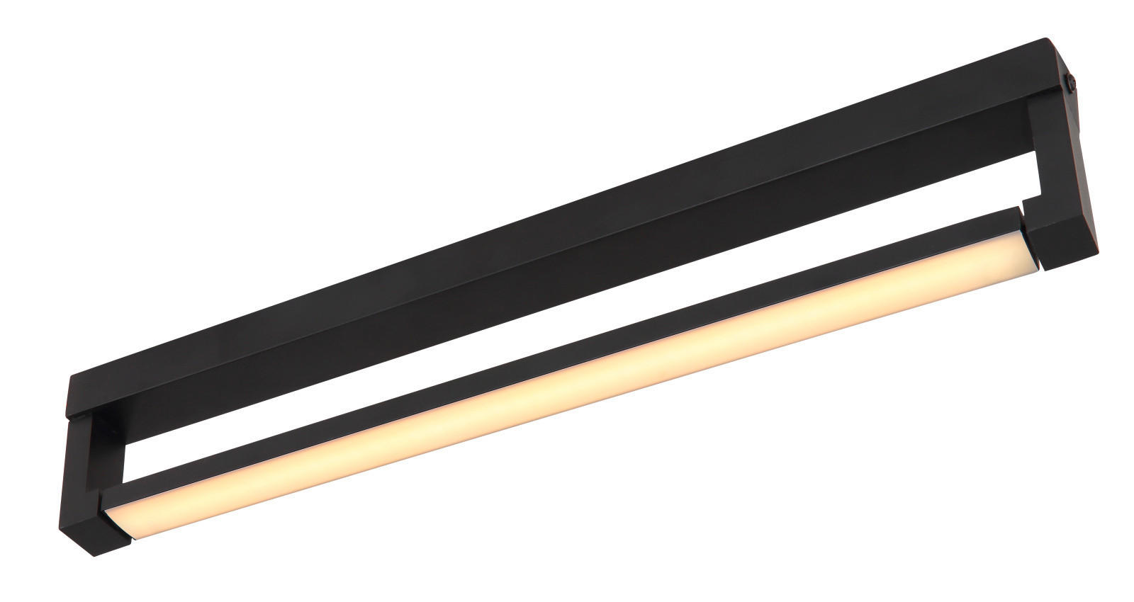 APLICĂ DE PERETE PENTRU BAIE - opal/negru, Design, plastic/metal (3/44,2/9cm)