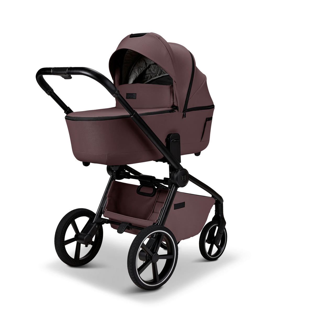 KOMBIKINDERWAGEN  K26  Tonka  - Schwarz/Braun, Basics, Textil (96/57/114cm) - Moon