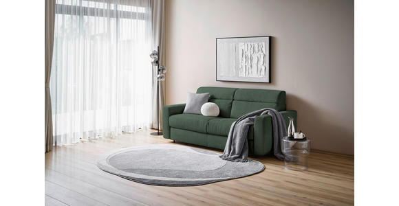SCHLAFSOFA Cord Waldgrün  - Waldgrün/Schwarz, Design, Kunststoff/Textil (200/84/98cm) - Novel