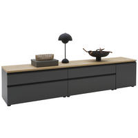 LOWBOARD  in 225/46/41 cm  - Eichefarben/Anthrazit, Design, Holzwerkstoff/Kunststoff (225/46/41cm) - Dieter Knoll