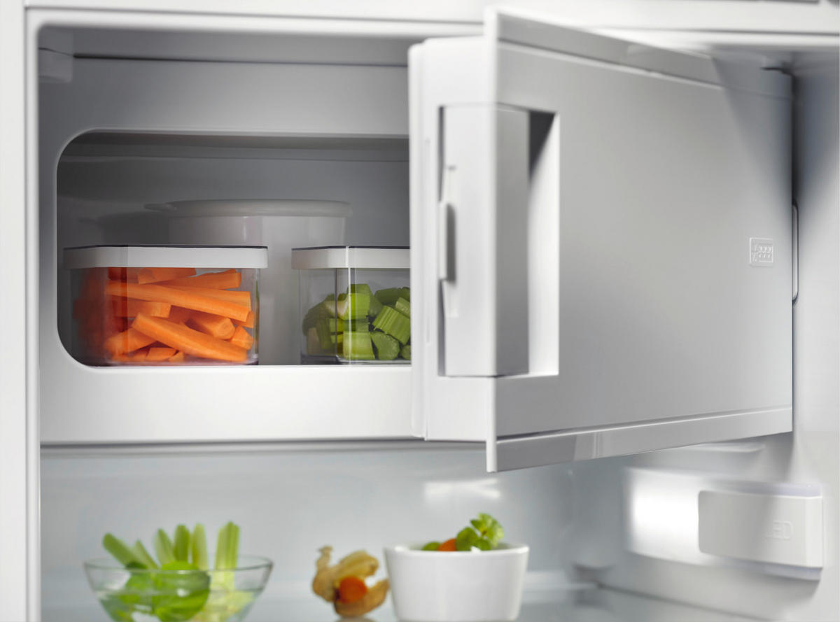 KÜHLSCHRANK 54,8/87,3/54,9 cm LFB2AE88S  - Weiß, Basics, Glas/Kunststoff (54,8/87,3/54,9cm) - Electrolux