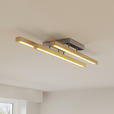 LED-DECKENLEUCHTE 100/25/12,5 cm   - Eichefarben, LIFESTYLE, Holz/Kunststoff (100/25/12,5cm) - Novel