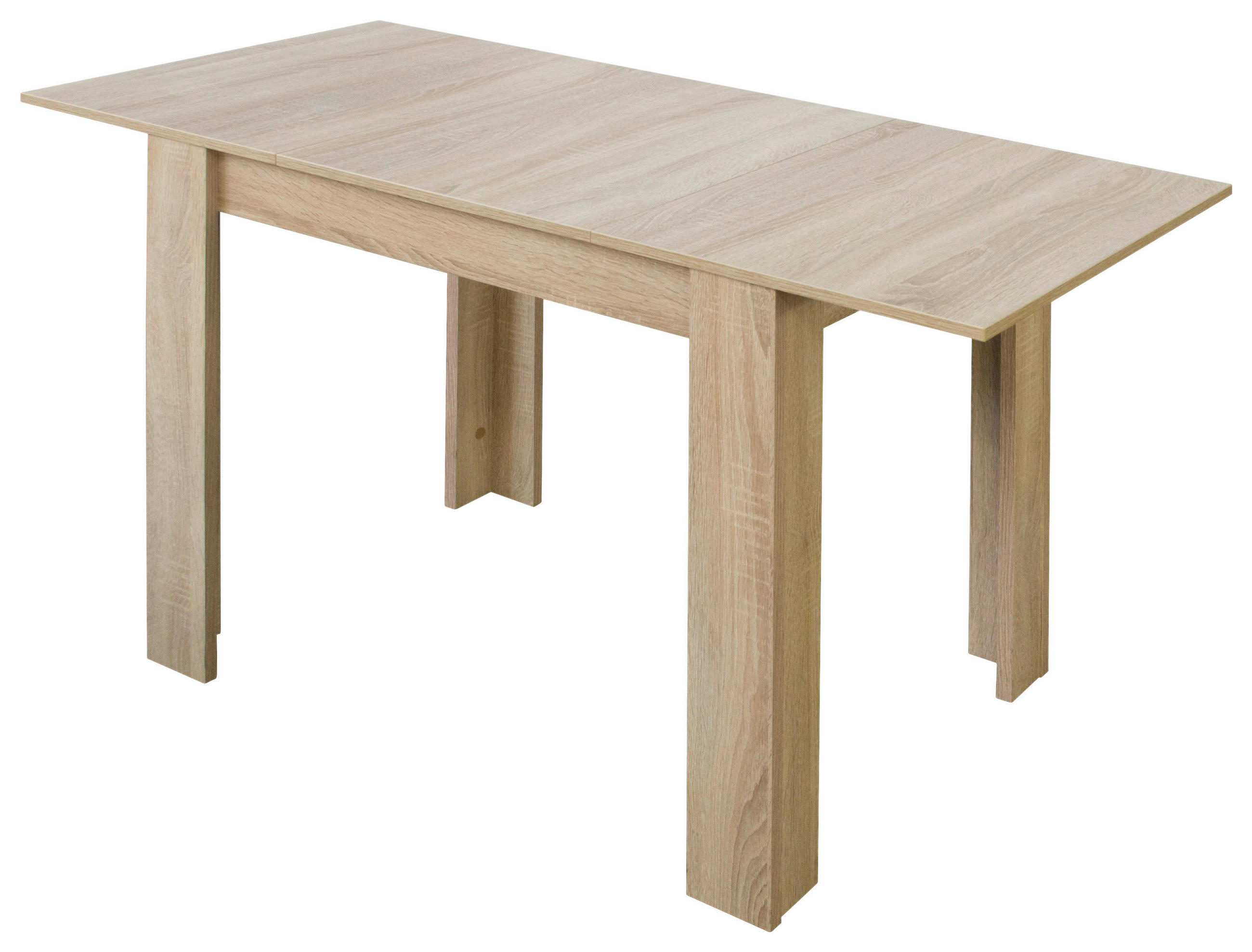 ESSTISCH Sonoma Eiche  ausziehbar  - Sonoma Eiche, MODERN, Holzwerkstoff (80/75/60cm) - Livetastic