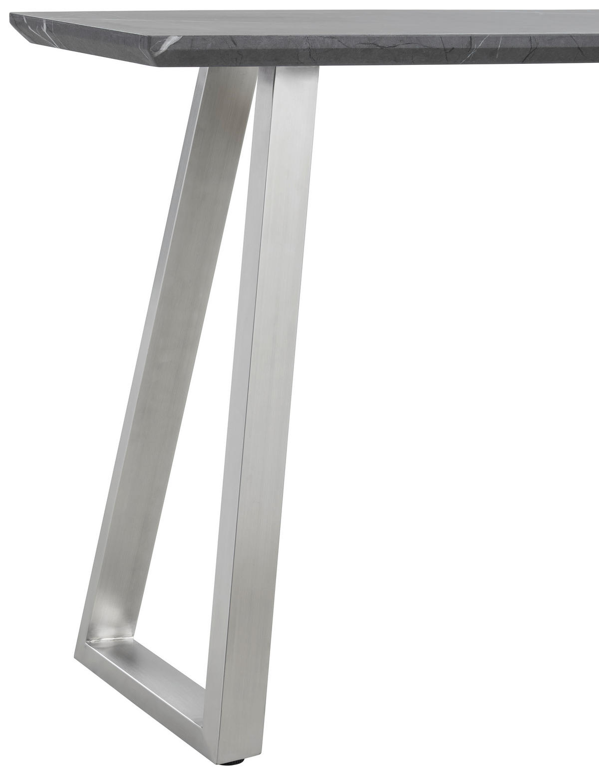 KONSOLENTISCH in Metall, Holzwerkstoff 120/40/76 cm    - Edelstahlfarben/Grau, MODERN, Holzwerkstoff/Metall (120/40/76cm) - MID.YOU