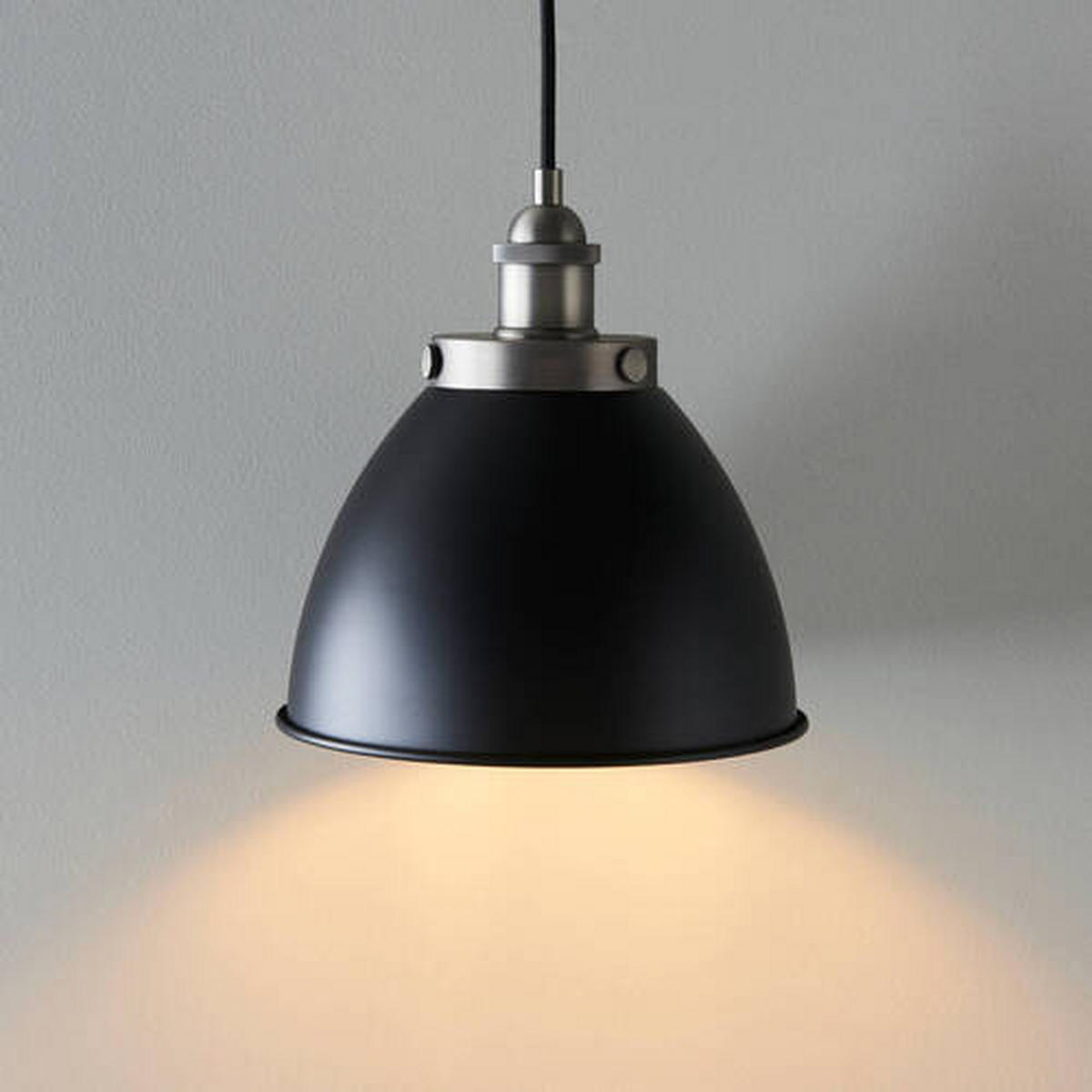 HÄNGELEUCHTE 23.5/146 cm  - Zinkfarben/Schwarz, Basics, Metall (23.5/146cm) - ENDON