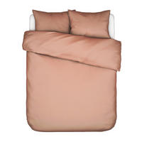BETTWÄSCHE 2-teilig MINTE Satin 200/200 cm  - Terracotta, Basics, Textil (200/200cm) - Essenza