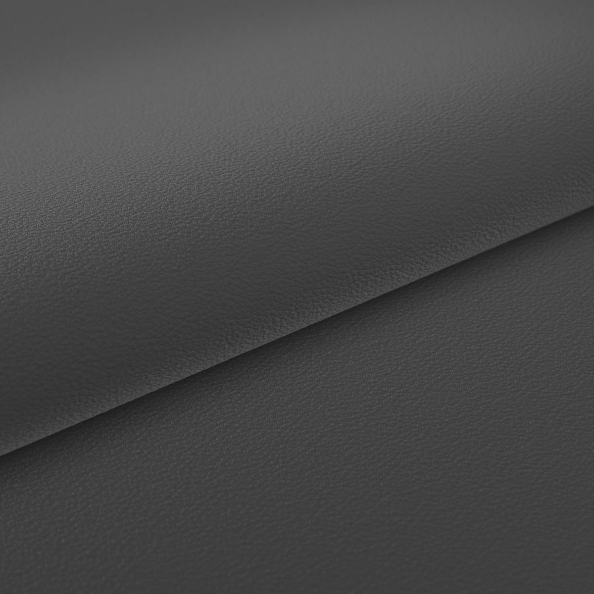 DREHSTUHL Lederlook Grau, Schwarz  - Schwarz/Grau, MODERN, Kunststoff/Textil (70/103-115/70cm)