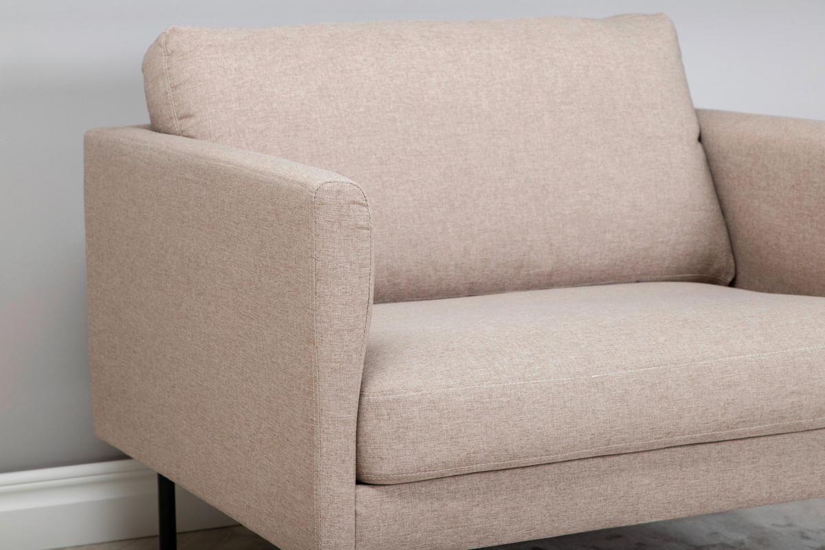 FÅTÖLJ i metall, textil  - Design, metall/textil (95/80/84cm) - Livetastic