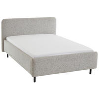 POLSTERBETT Lattenrost, Bettkasten Beige 140/200 cm  - Birkefarben/Beige, Design, Holz/Textil (140/200cm) - Xora