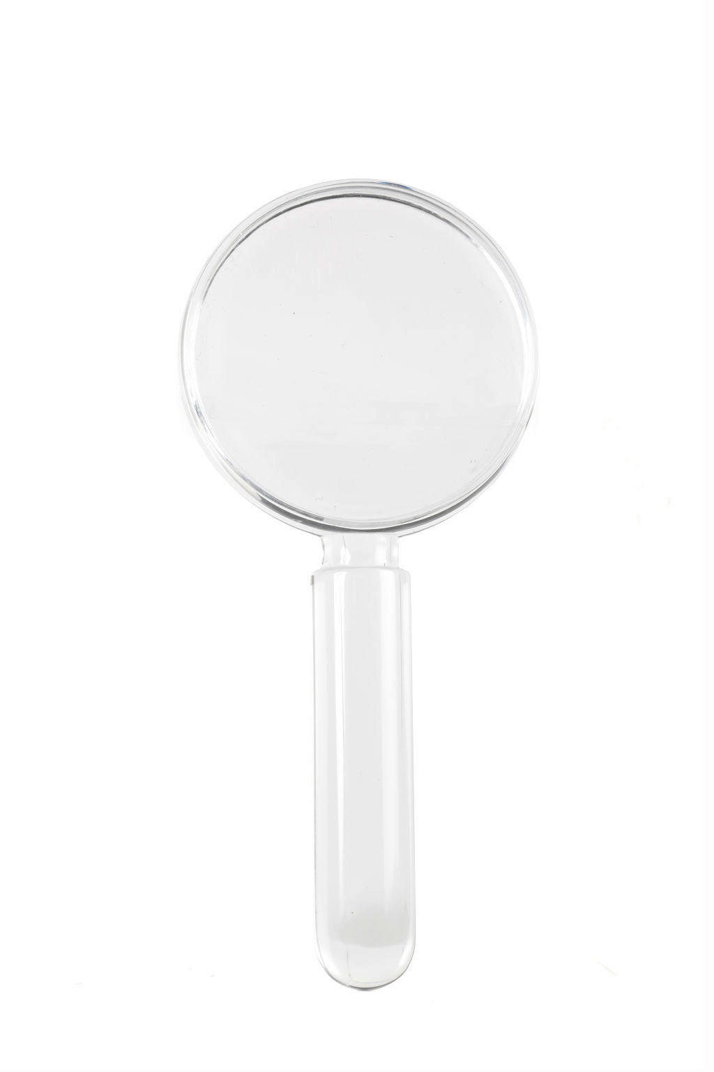 RUČNO POVEĆALO - prozirno, Basics, staklo/plastika (0,94/16,1/8,6cm) - Kikkerland
