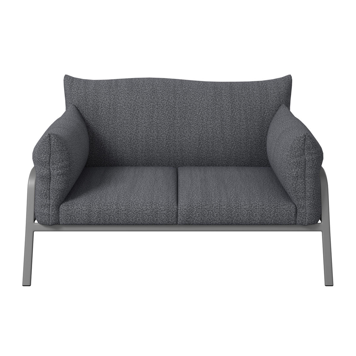 UTEMÖBLER SET  - mörkgrå/antracit, Basics, metall/glas - Ambia Garden