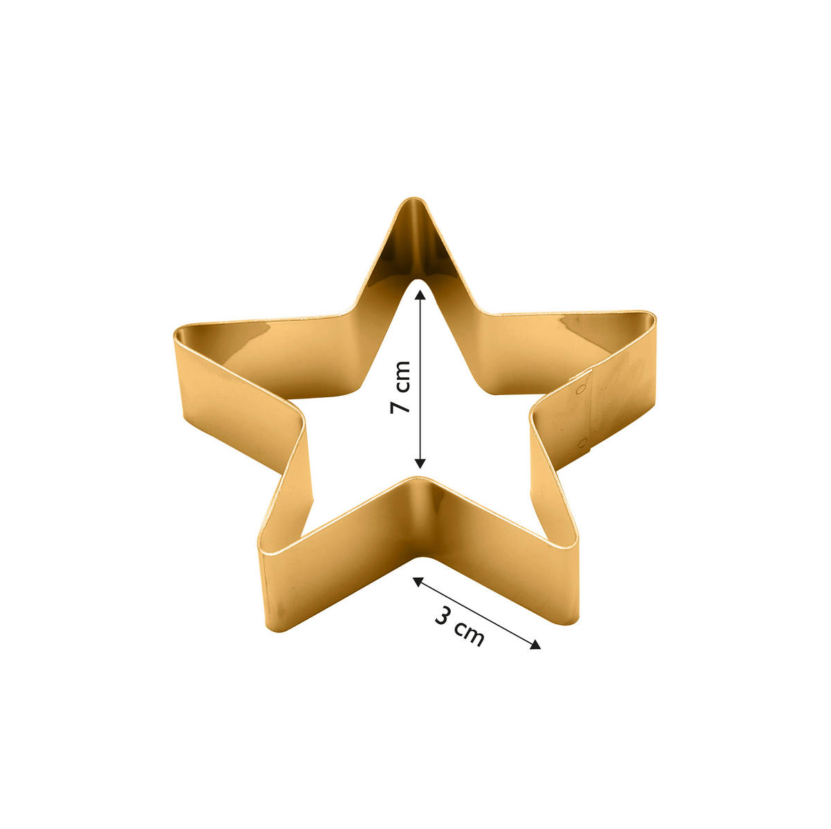SERVIETTENRING   - Goldfarben, Design, Metall (7cm) - Echtwerk