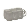 KAFFEEBECHERSET Colori Grigio 6-teilig  - Grau, Trend, Keramik - Novel