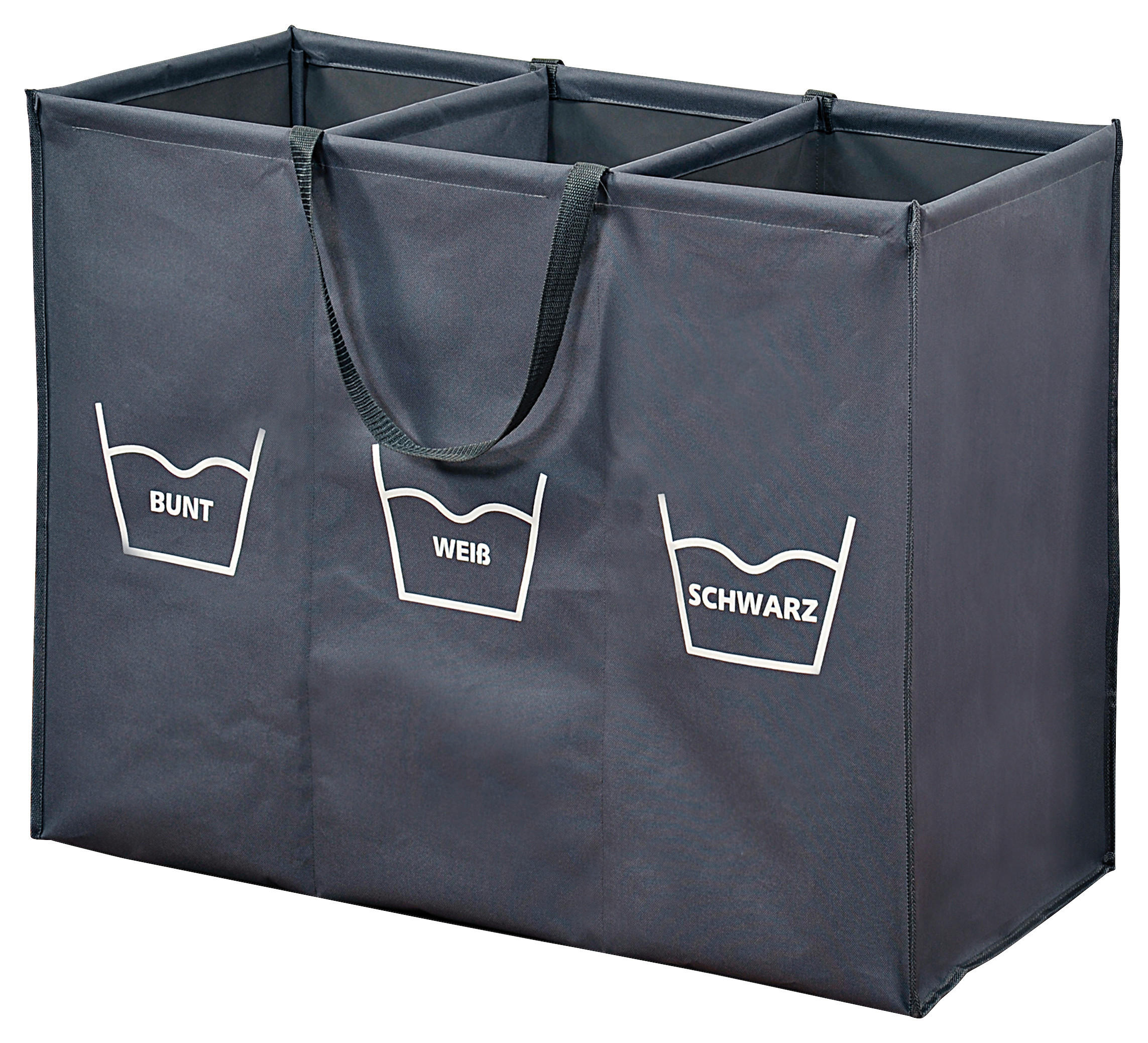 WÄSCHESACK - Grau, MODERN, Kunststoff (74/35/60cm) - Kesper