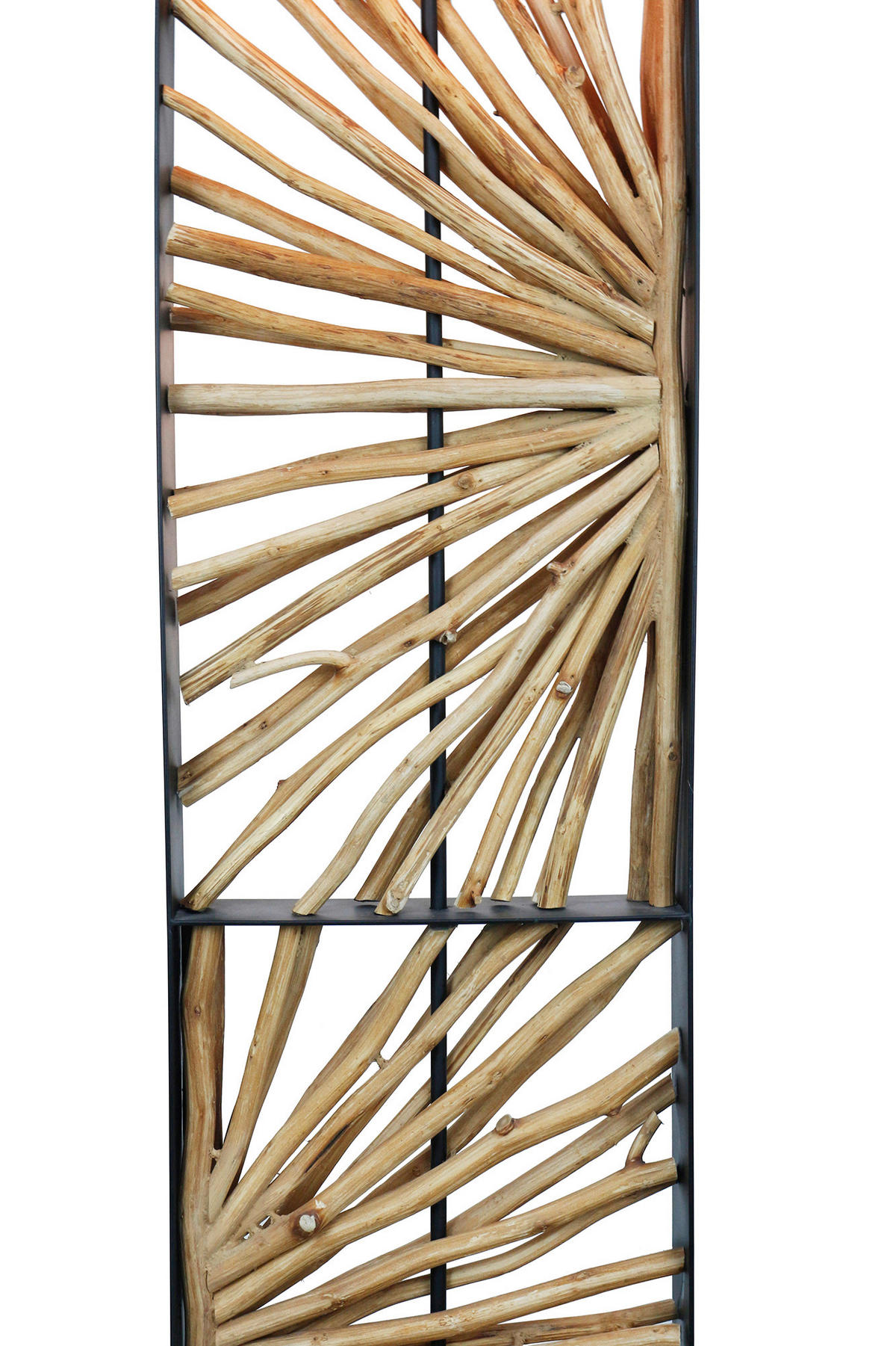 STEHLEUCHTE  40/165/20 cm   - Beige/Goldfarben, Design, Holz/Textil (40/165/20cm) - P & B