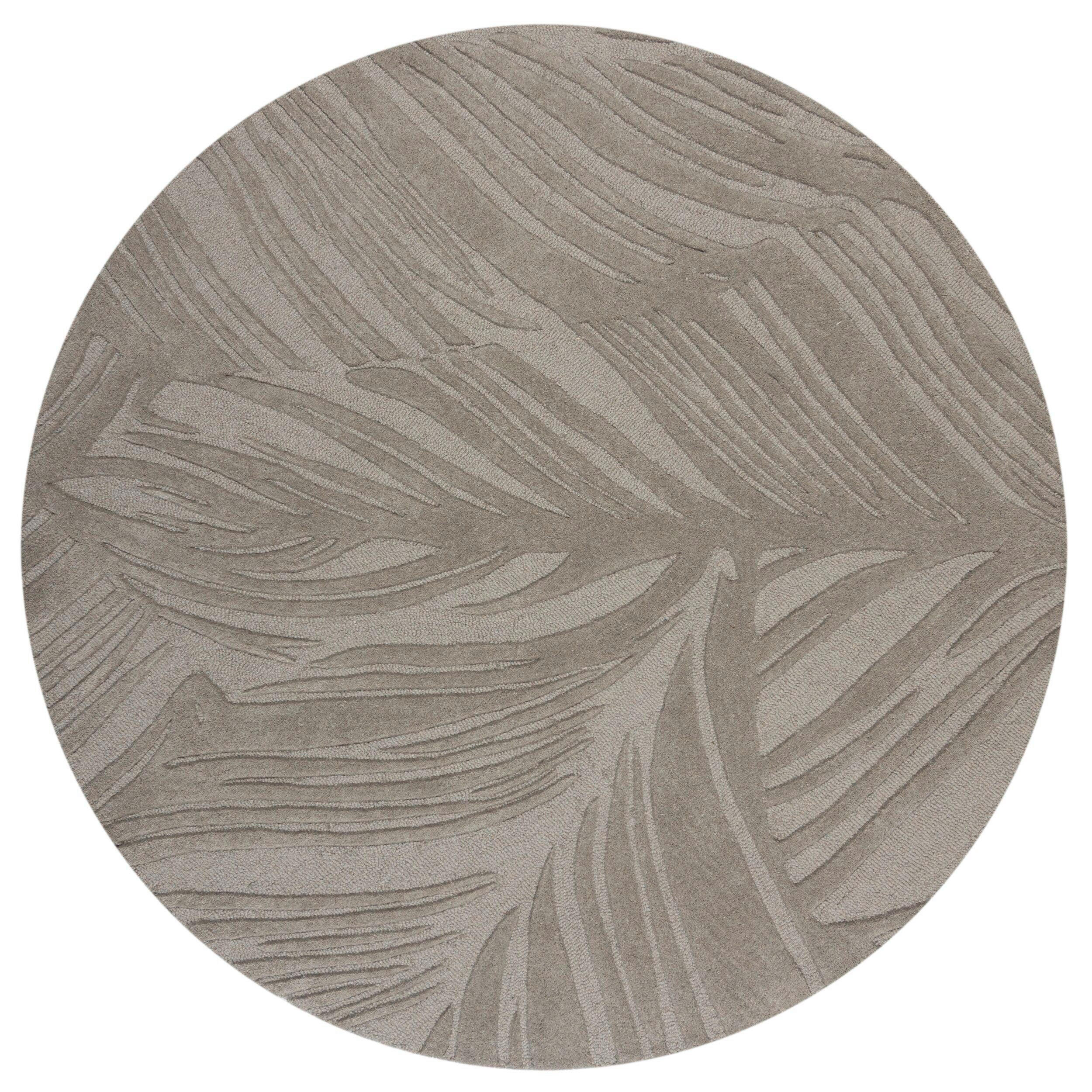Flair Rugs Wollteppich Solace Grau