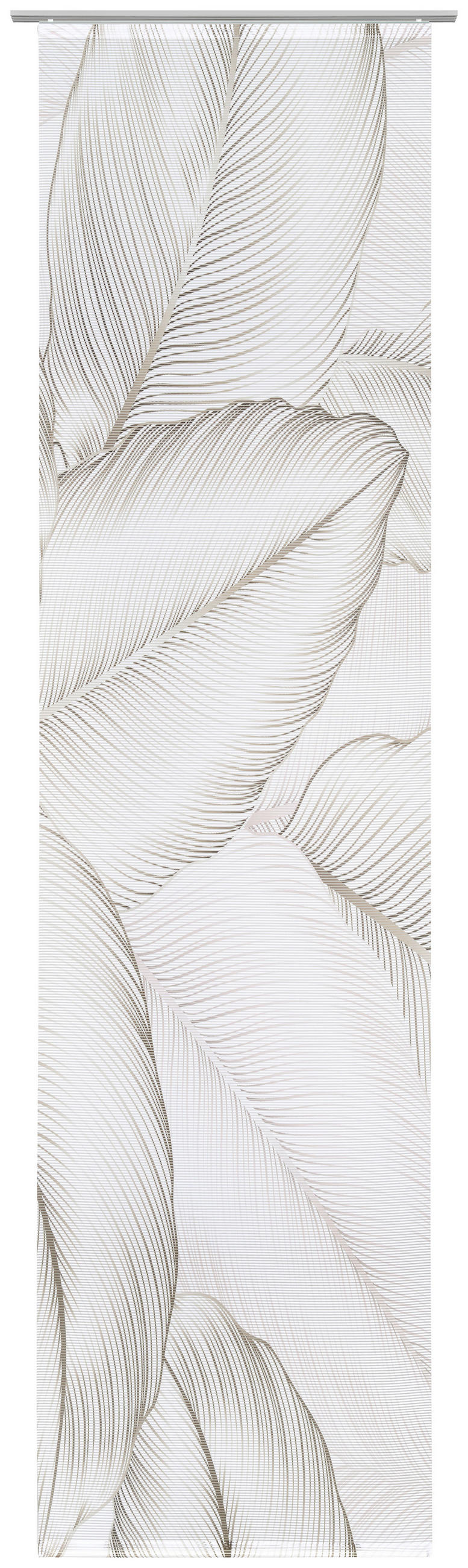 FLÄCHENVORHANG in Taupe halbtransparent  - Taupe, Basics, Textil (60/255cm) - Novel