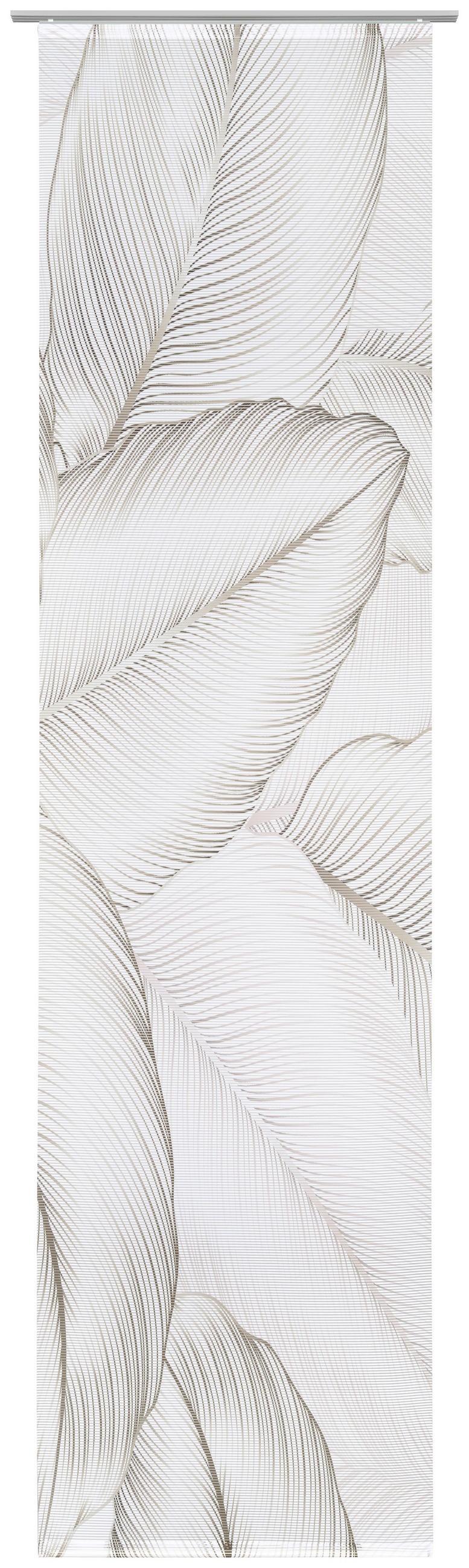 FLÄCHENVORHANG in Taupe halbtransparent  - Taupe, Basics, Textil (60/255cm) - Novel