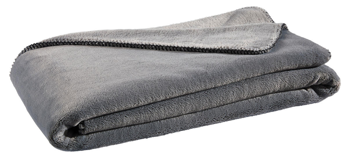 TAKARÓ 140/190 cm  - szürke, Basics, textil (140/190cm) - Zoeppritz