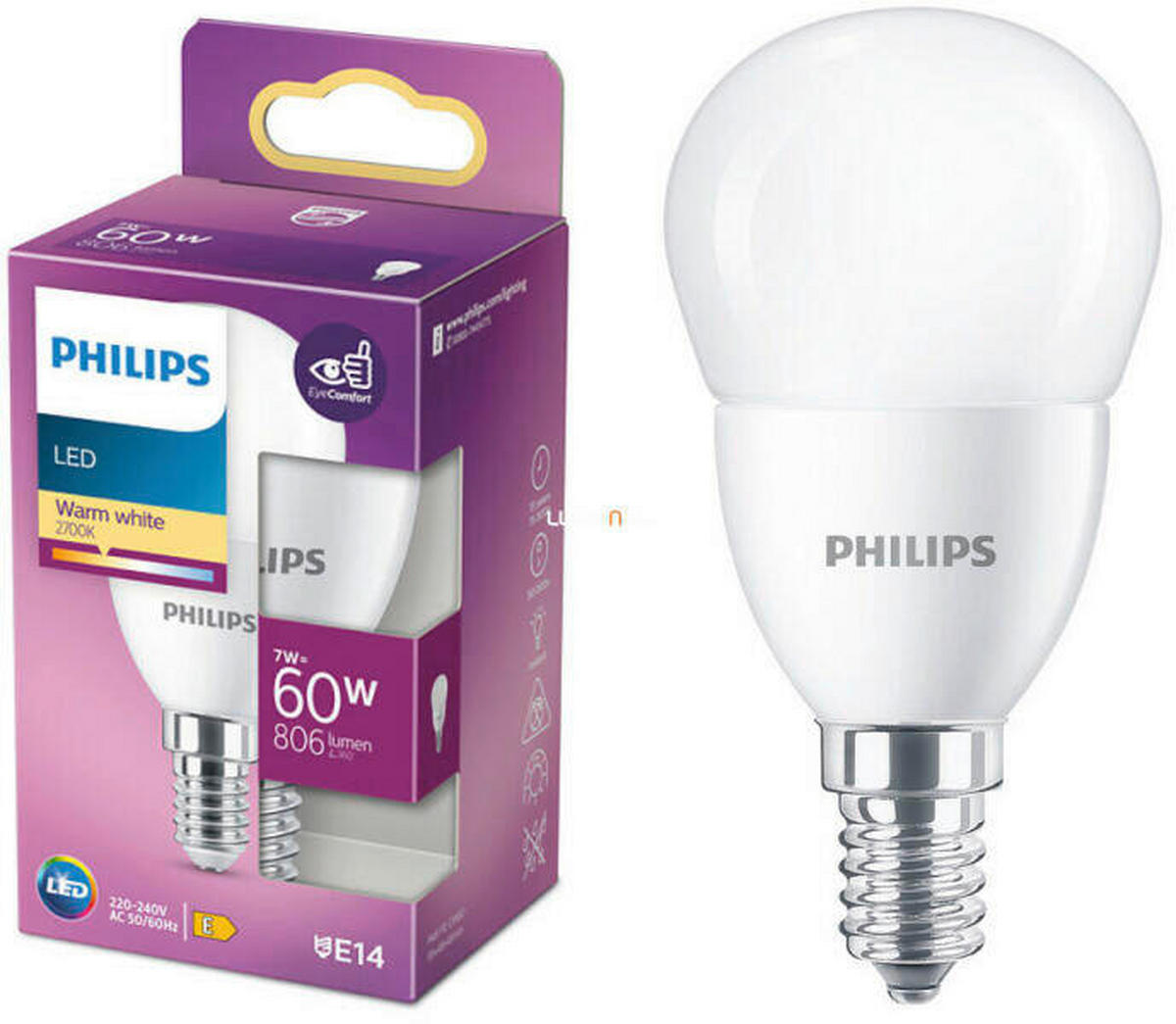 LED SIJALICA - Osnovno, plastika (9,8/4,5/4,5cm) - Philips