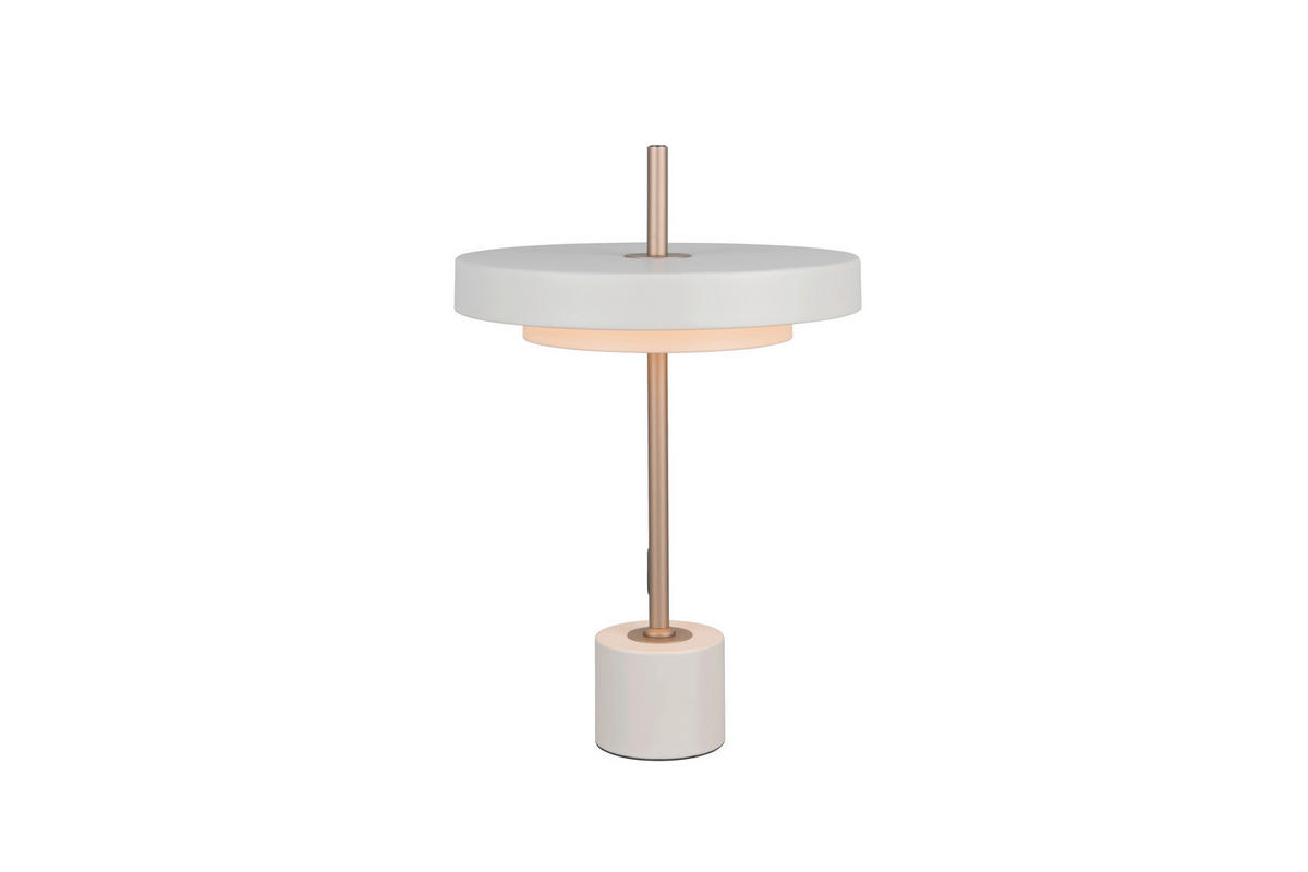 LED ASZTALI LÁMPA - barna/szürke, Basics, fém (30/45,5cm)