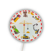 KINDERWANDLEUCHTE 25/25/8 cm   - Weiß, Basics, Kunststoff (25/25/8cm)