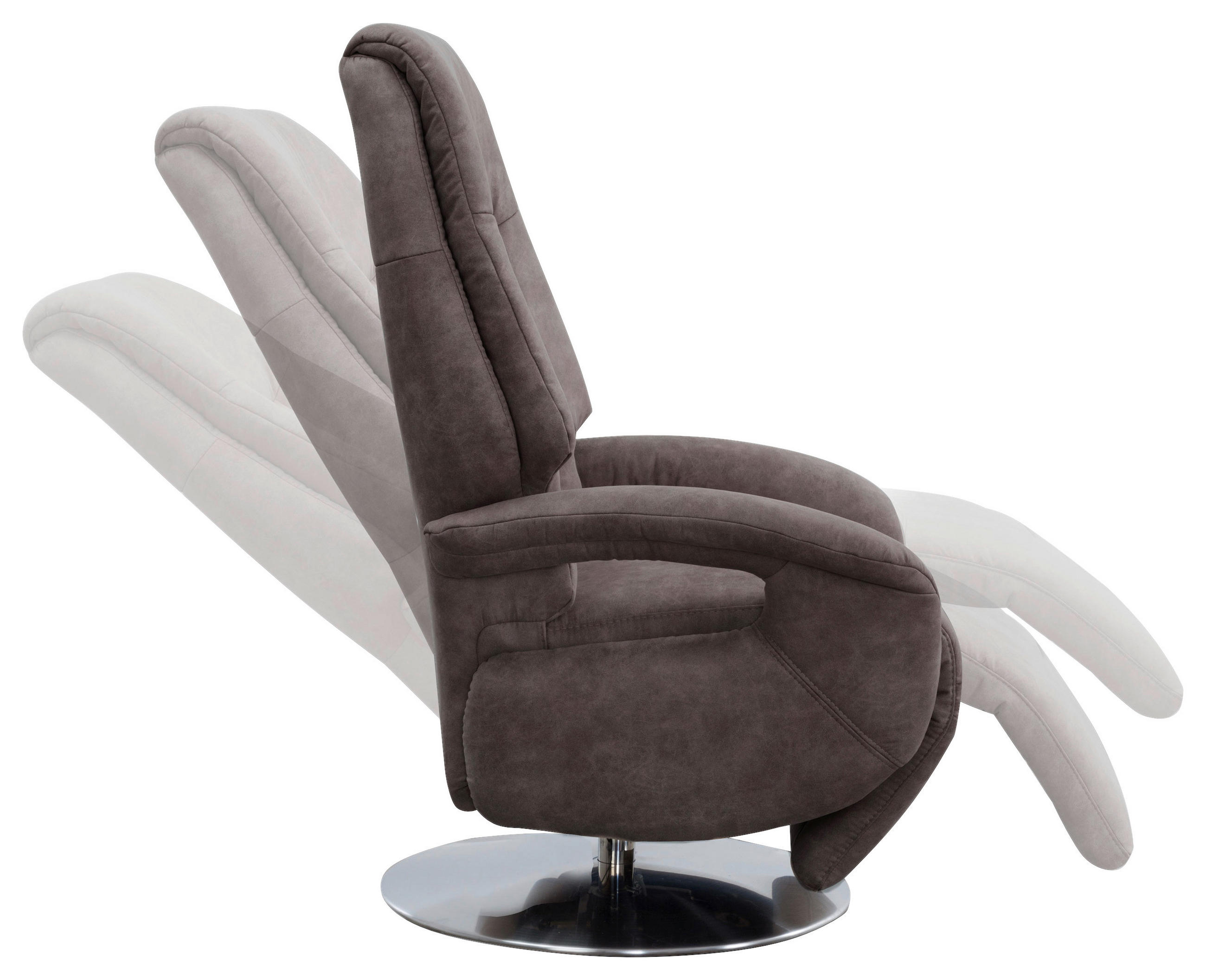 Thumbnail - Sit & More Relaxsessel, Anthrazit, Textil, 74x111x77 cm, Goldenes M, Oeko-Tex® Standard 100, Made in Europe, DGM-Klimapa...