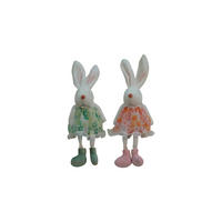 DEKOHASE - Pink/Orange, LIFESTYLE, Textil/Stein (15/44/10cm)