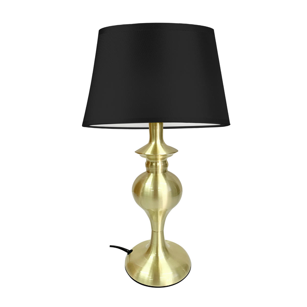 TISCHLEUCHTE 24/24/40 cm   - Gelb/Grau, KONVENTIONELL, Metall (24/24/40cm)