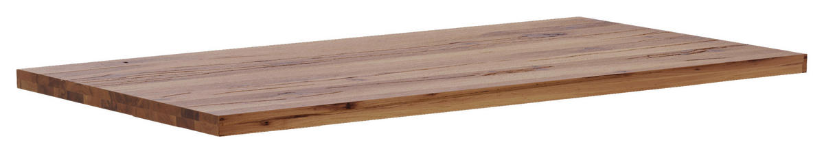 TISCHPLATTE Eiche massiv Eichefarben  - Eichefarben, Design, Holz (190/90/6cm) - Waldwelt